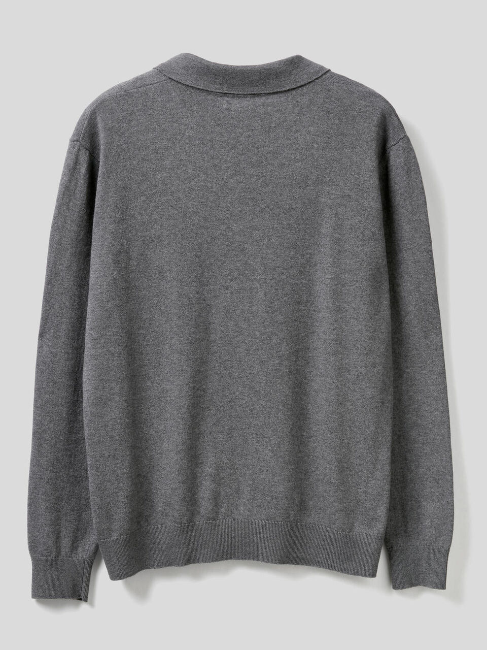 Cashmere and cotton blend polo image number 2