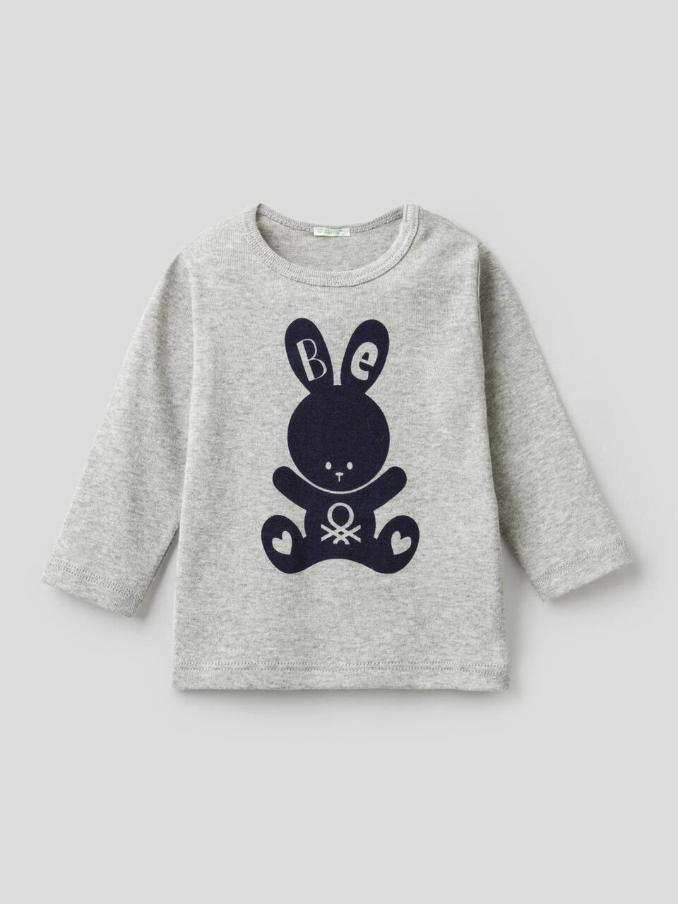 T-shirt manica lunga in 100% cotone bio image number 1