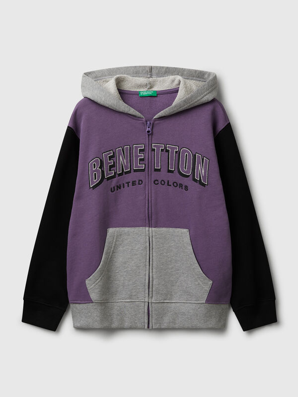 Kapuzenjacke mit Reißverschluss Jungen