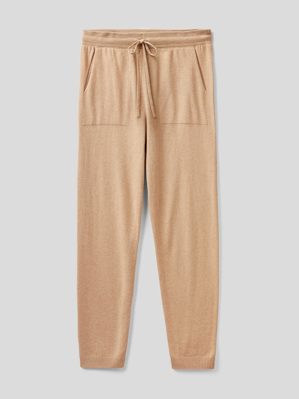 Sporty trousers in wool blend image number 1