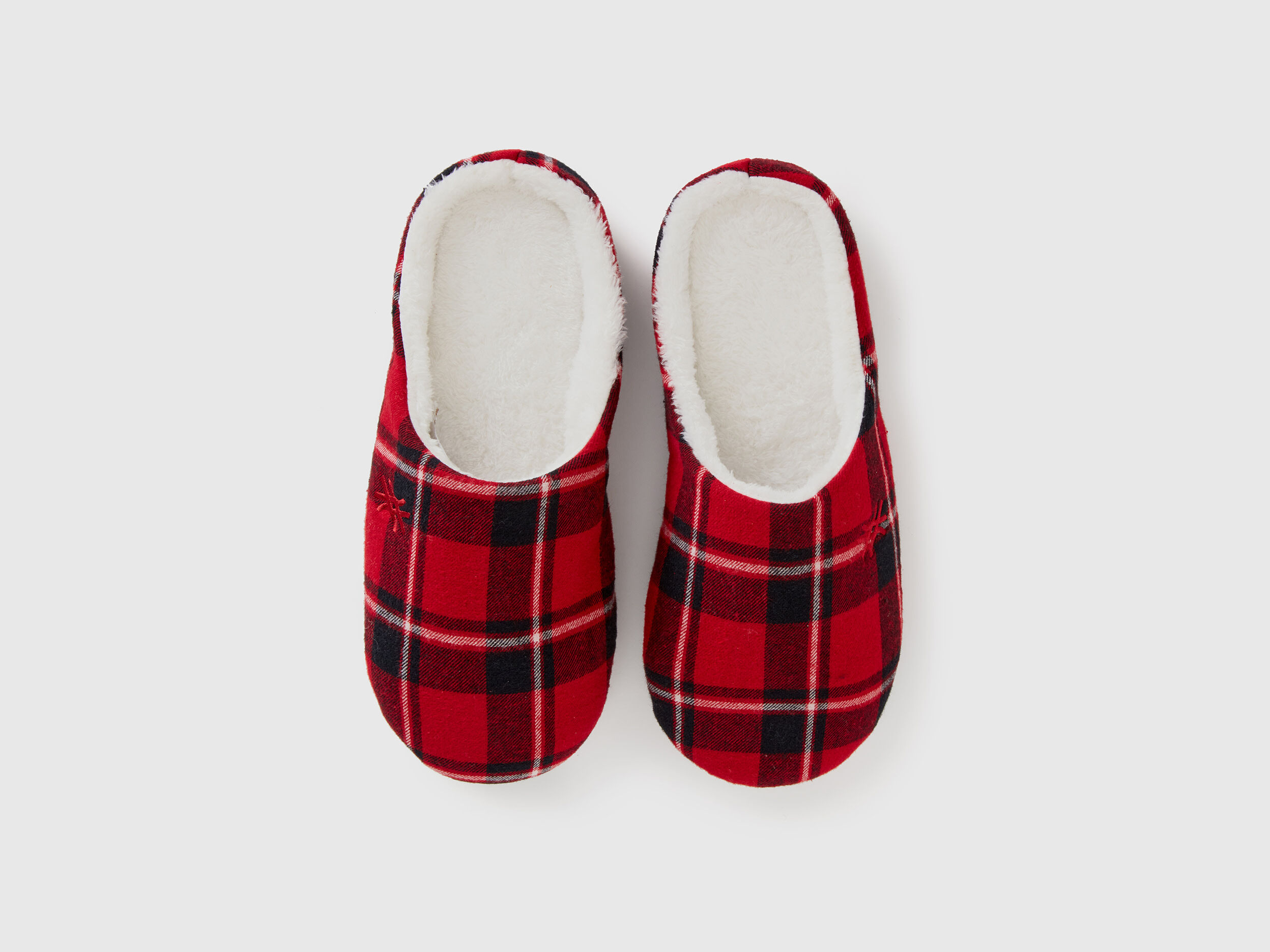 Tartan slippers