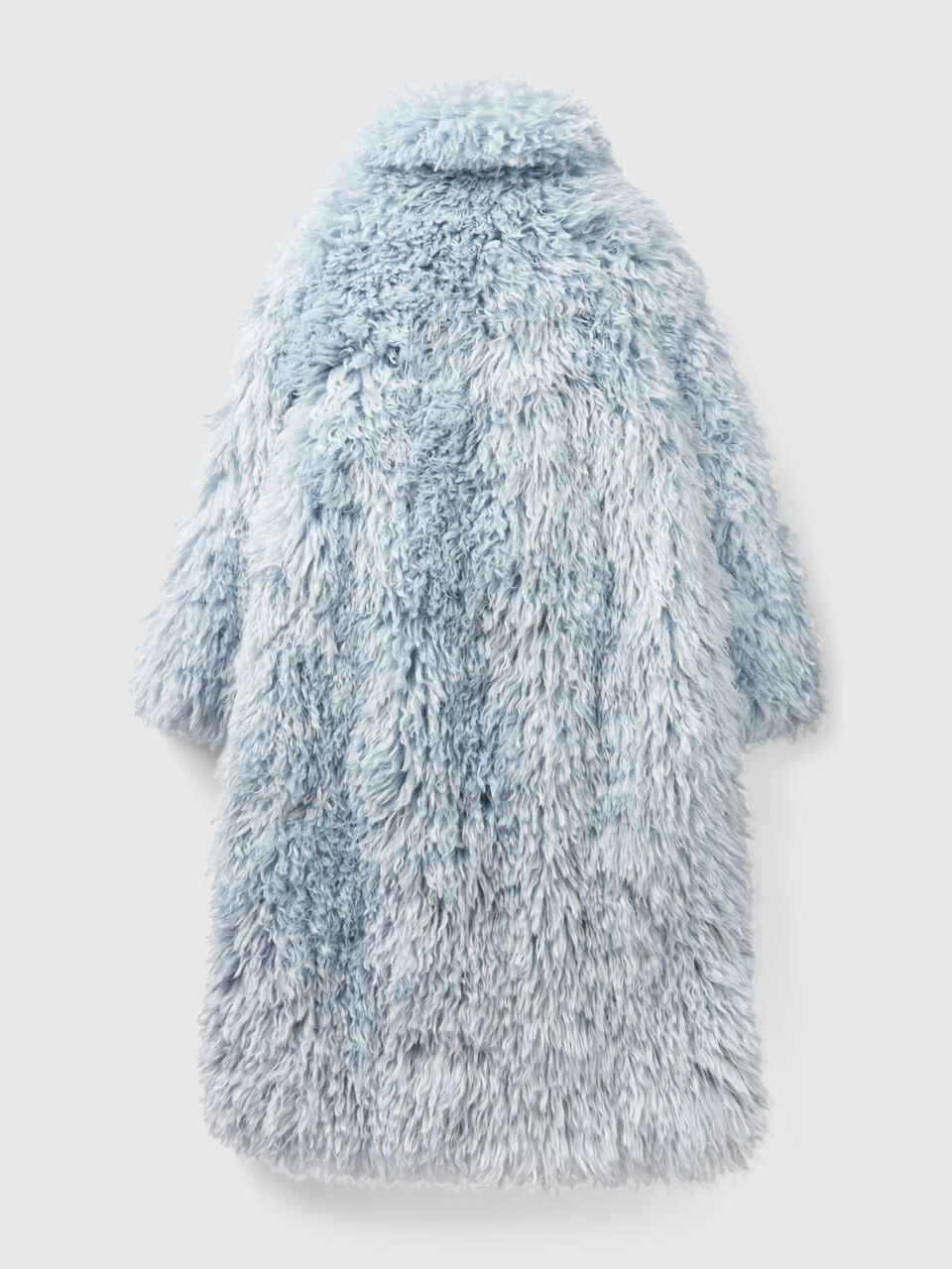 fluffy coat blue