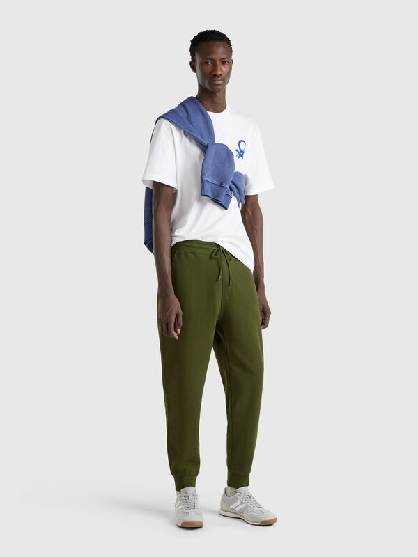 Joggers in felpa di cotone  Uomo