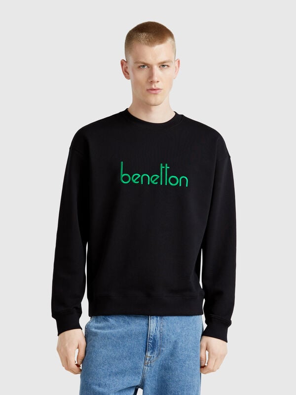 Sweat chaud avec logo brodé Homme