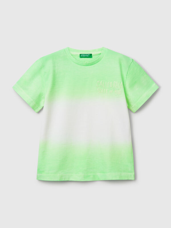 T-shirt dip-dye avec broderie Garçon