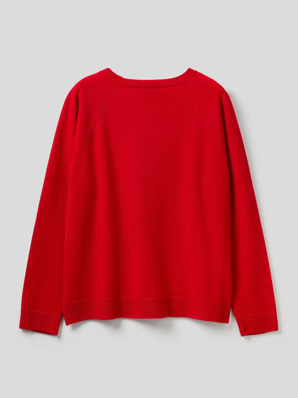 Maglia girocollo in misto lana e cashmere image number 2