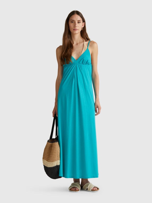 Kleid aus Baumwoll-Viskose-Mischung Damen