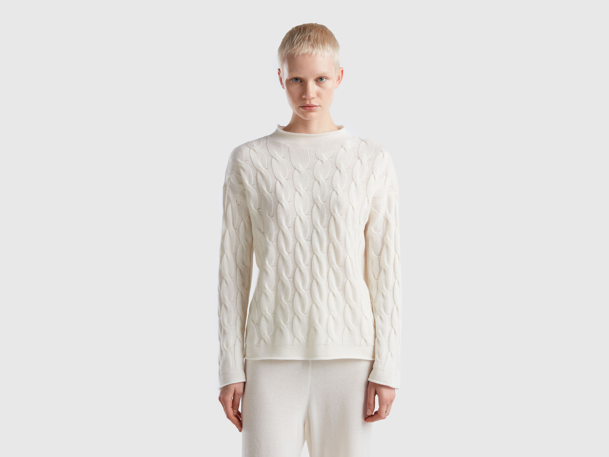 Pull femme benetton on sale