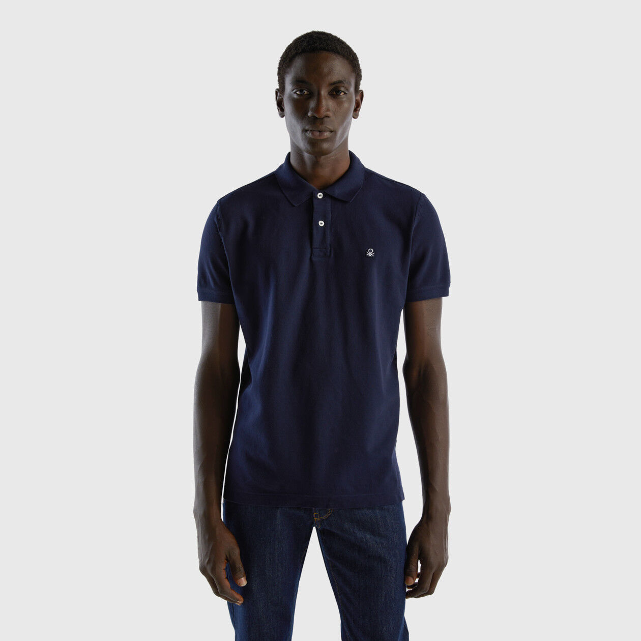 Polo hotsell bleu foncé