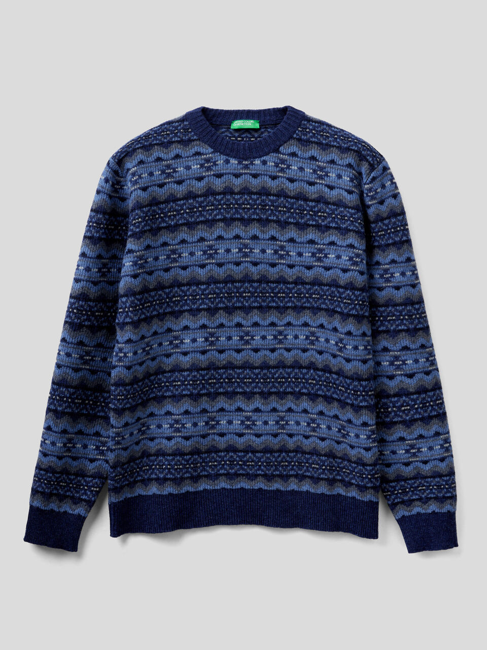 Maglia con lavorazione jacquard image number 1