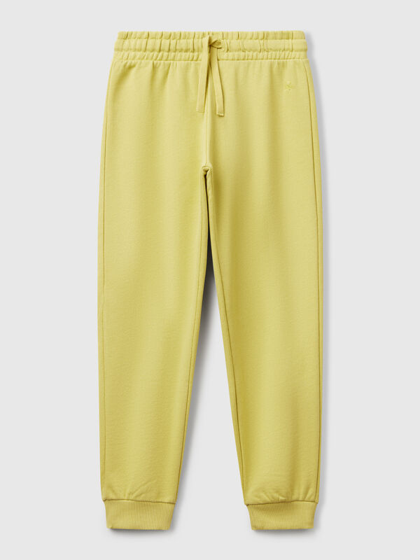 Pantaloni in felpa con logo Bambina