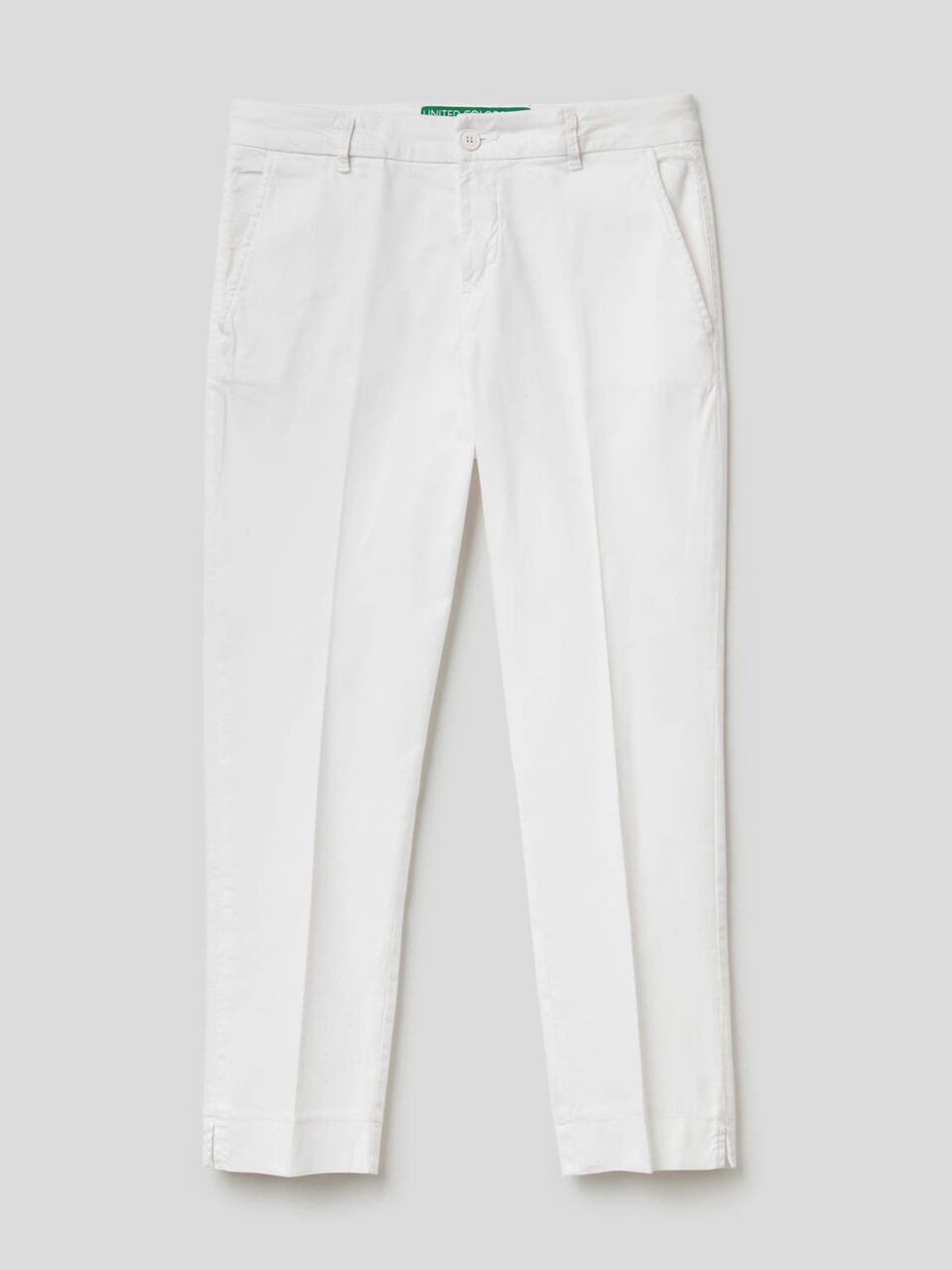 Chino cropped in cotone stretch image number 1