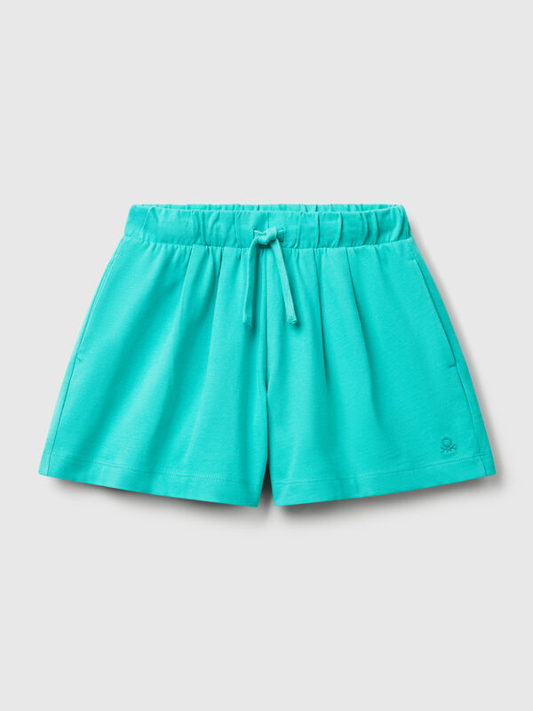 Shorts in puro cotone Bambina