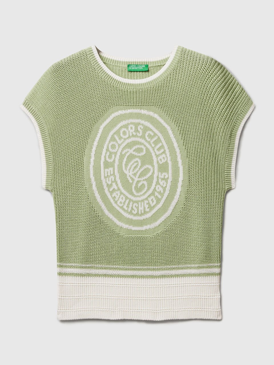 SLEEVELESS SWEATER Women image number 1