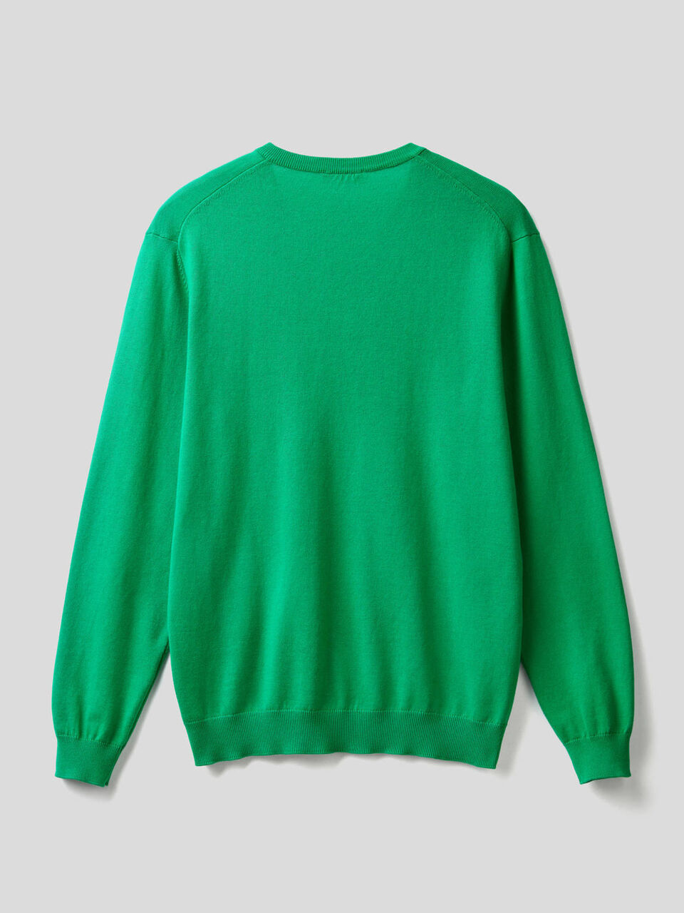 Maglia in puro cotone con scollo a V image number null
