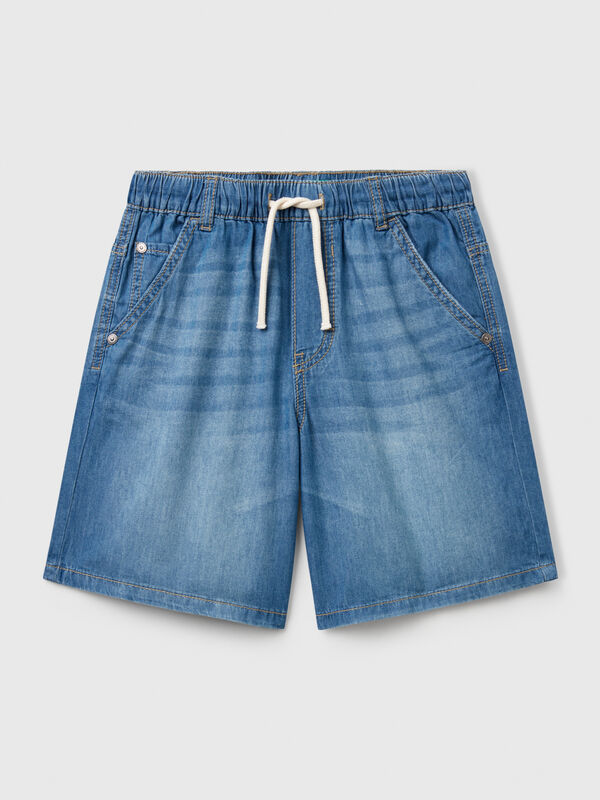 Bermuda in chambray Bambino