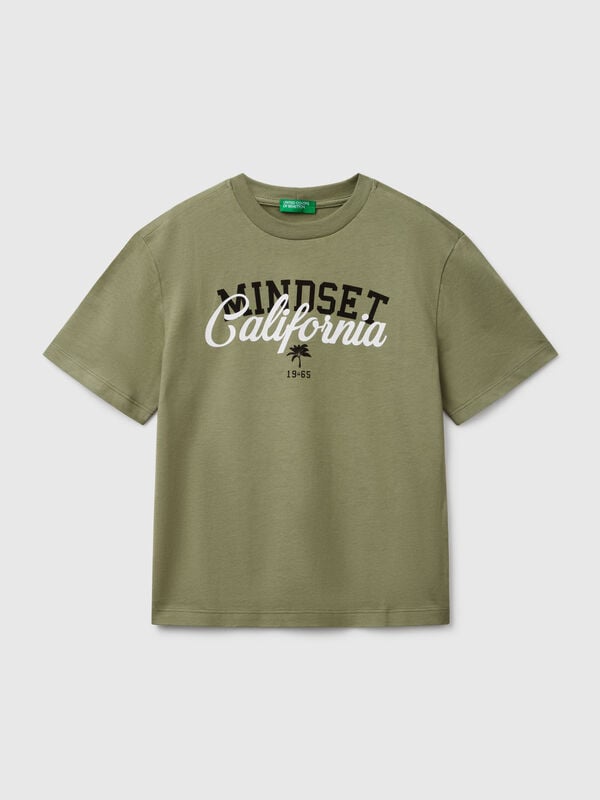 Kurzarm-T-Shirt aus Baumwolle Jungen