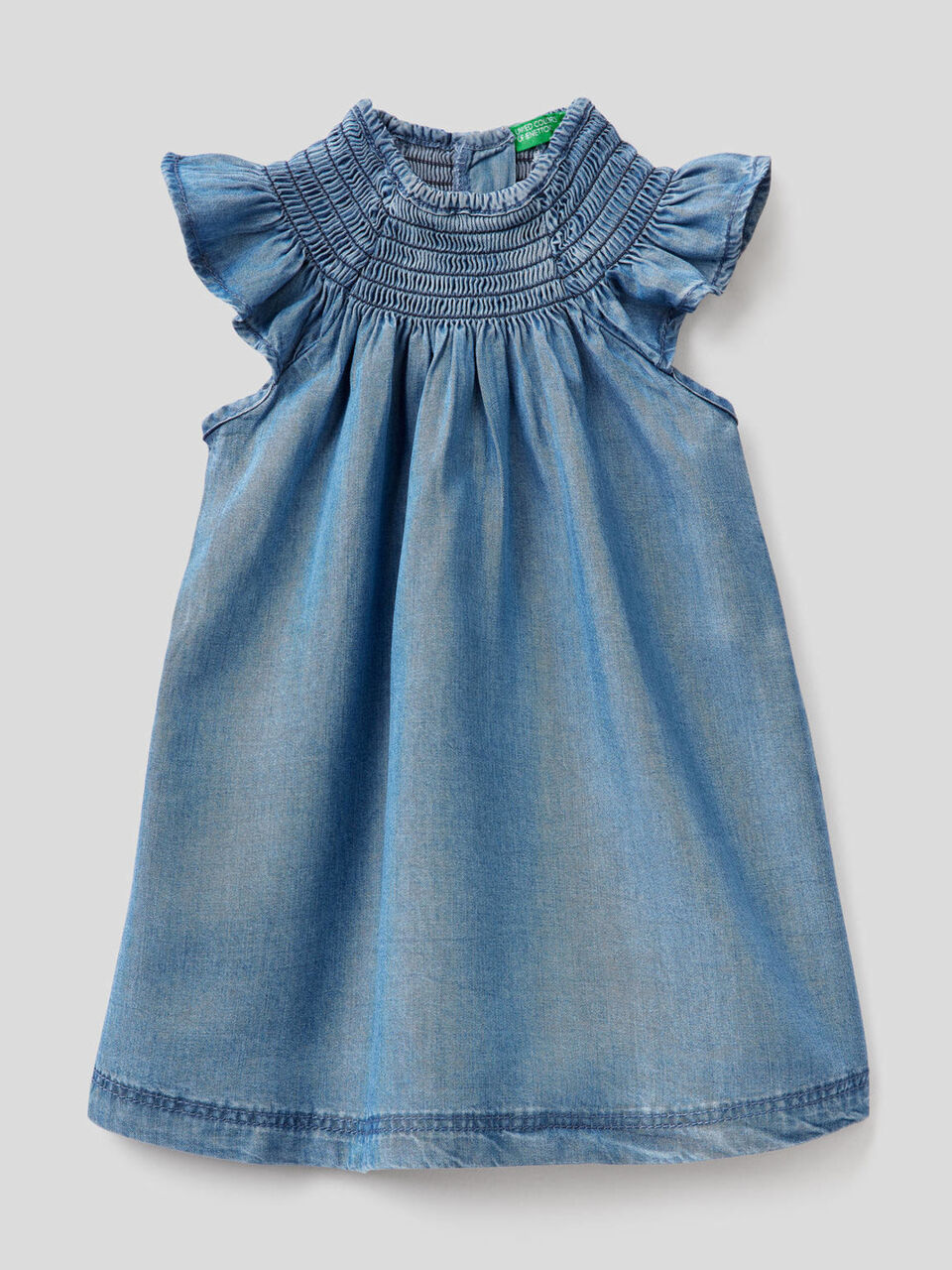 Vestitino in tessuto chambray image number 1