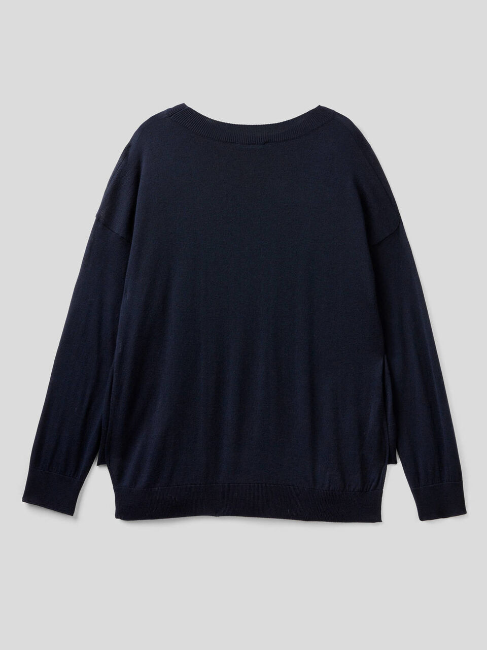 Pullover mit Schlitzen und lockerer Passform image number 2