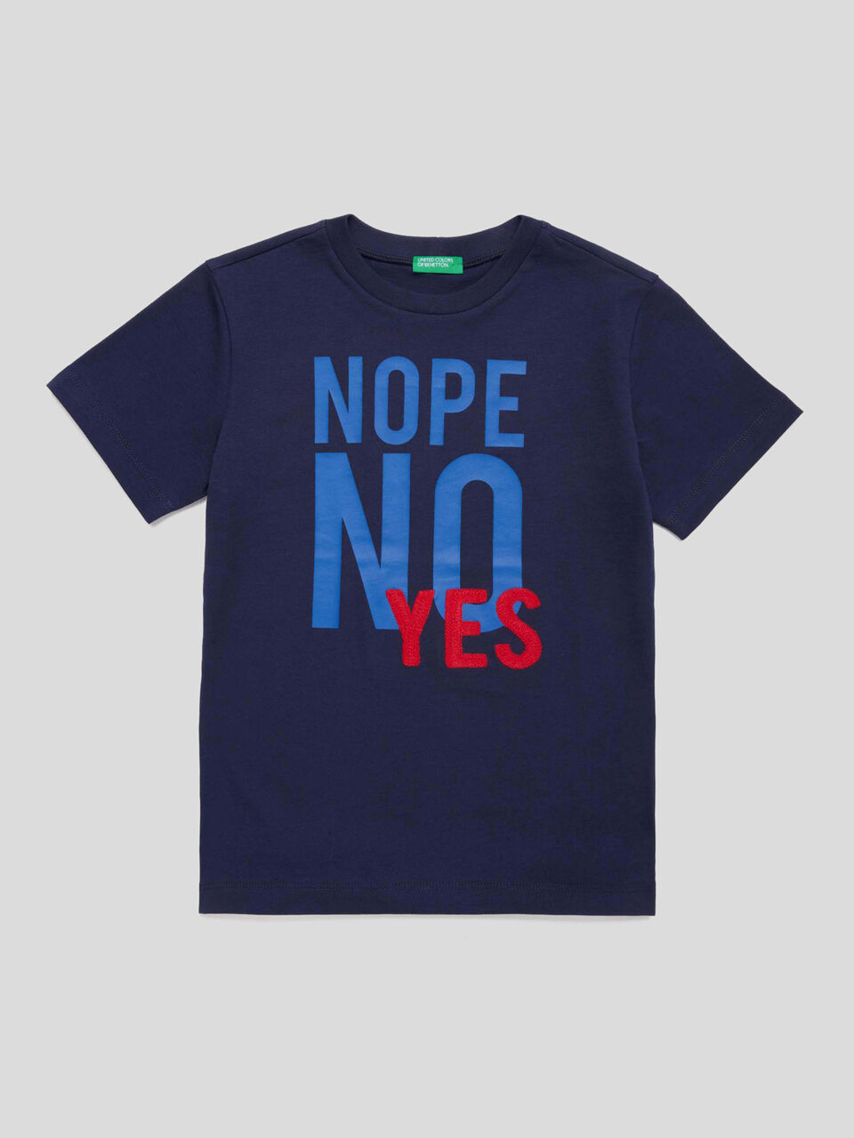 T-shirt with print and embroidery image number 1