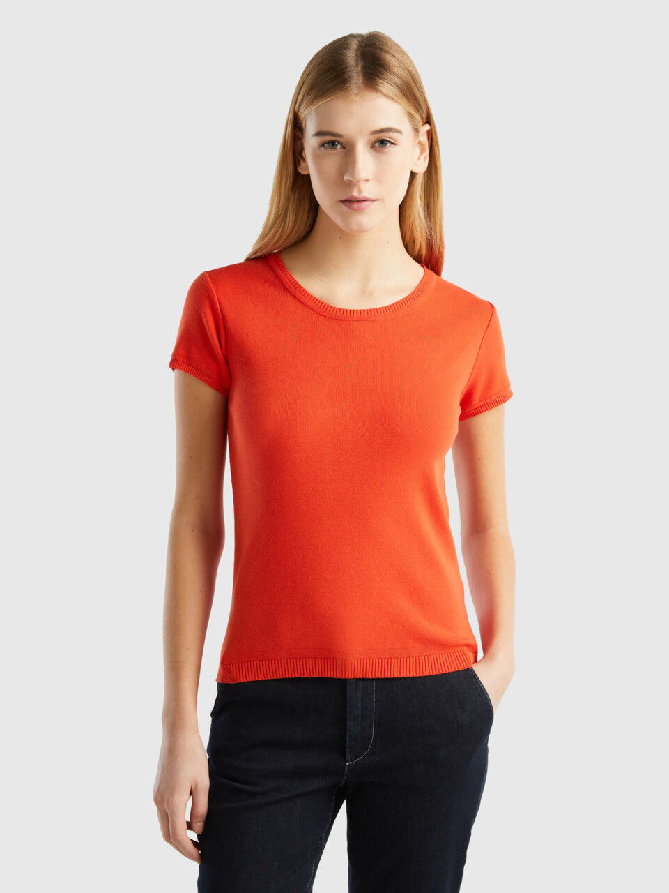 Maglie cotone clearance benetton
