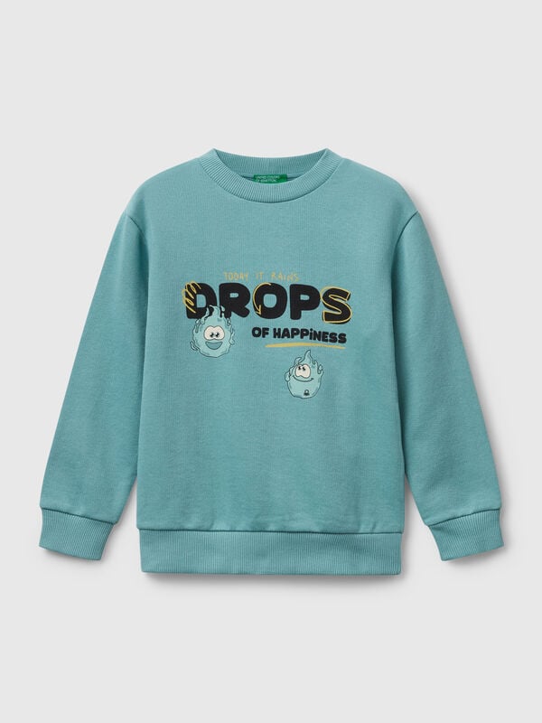 Langarm-Sweatshirt mit Print Jungen