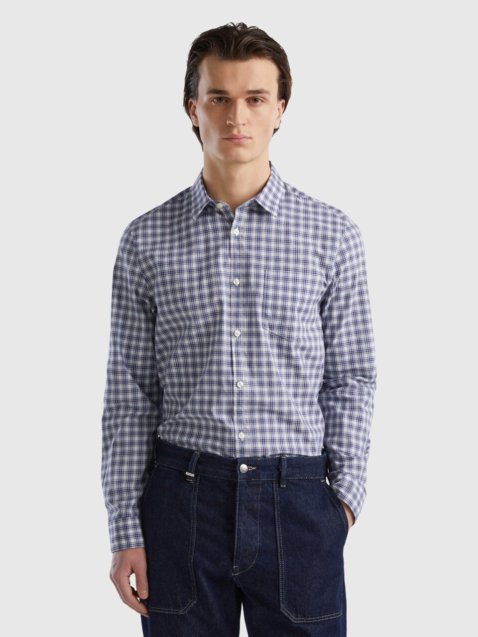 Camicia uomo benetton sale