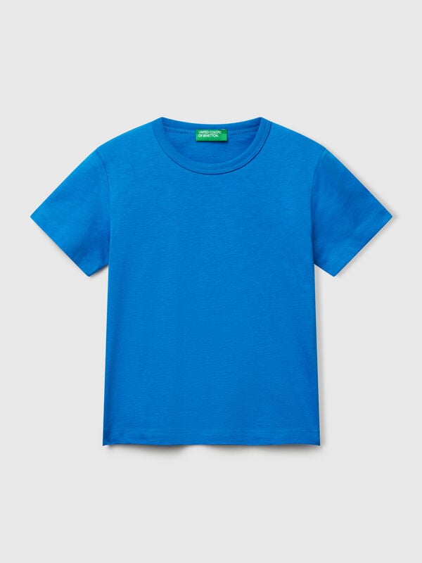 Maglietta in cotone bio con stampa Bambino