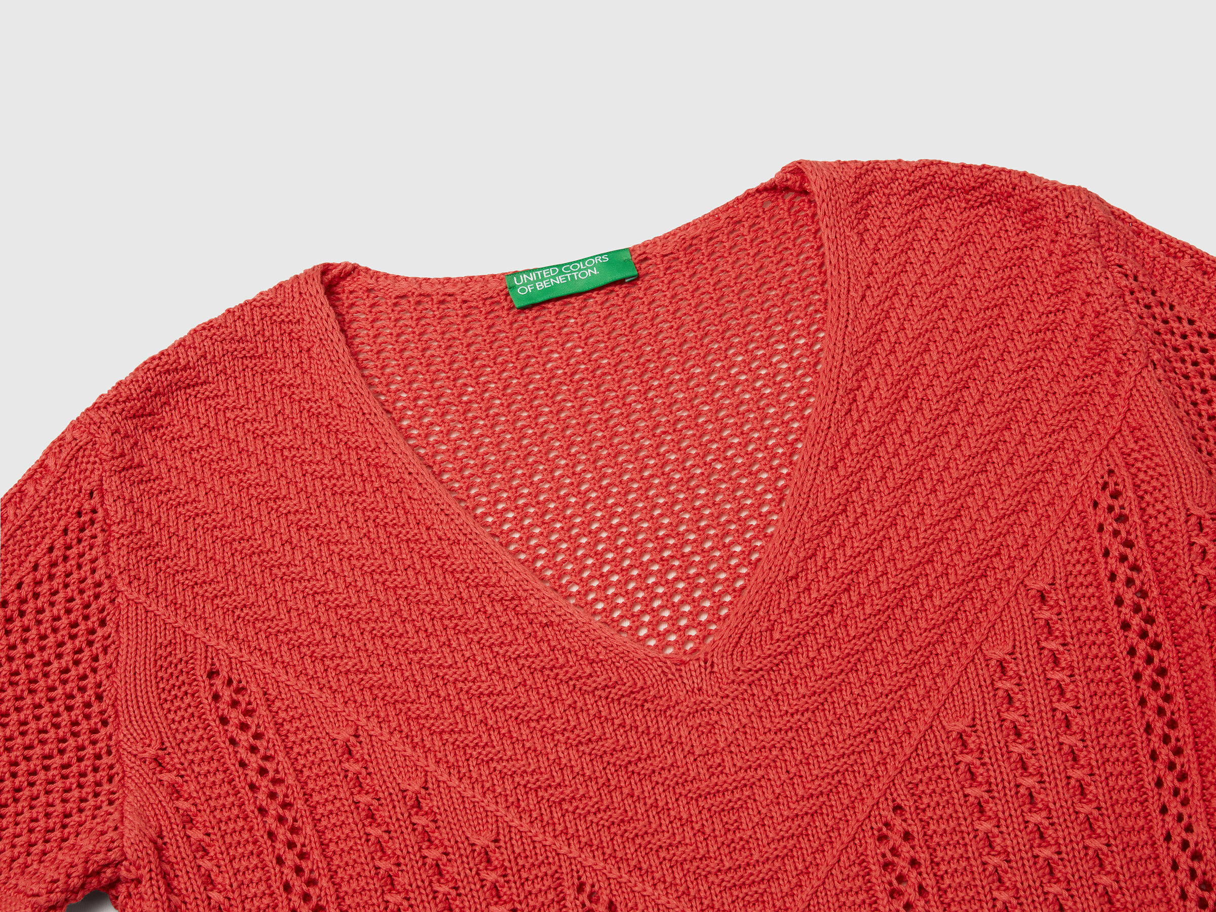 V NECK SWEATER H/S Damen image number 5
