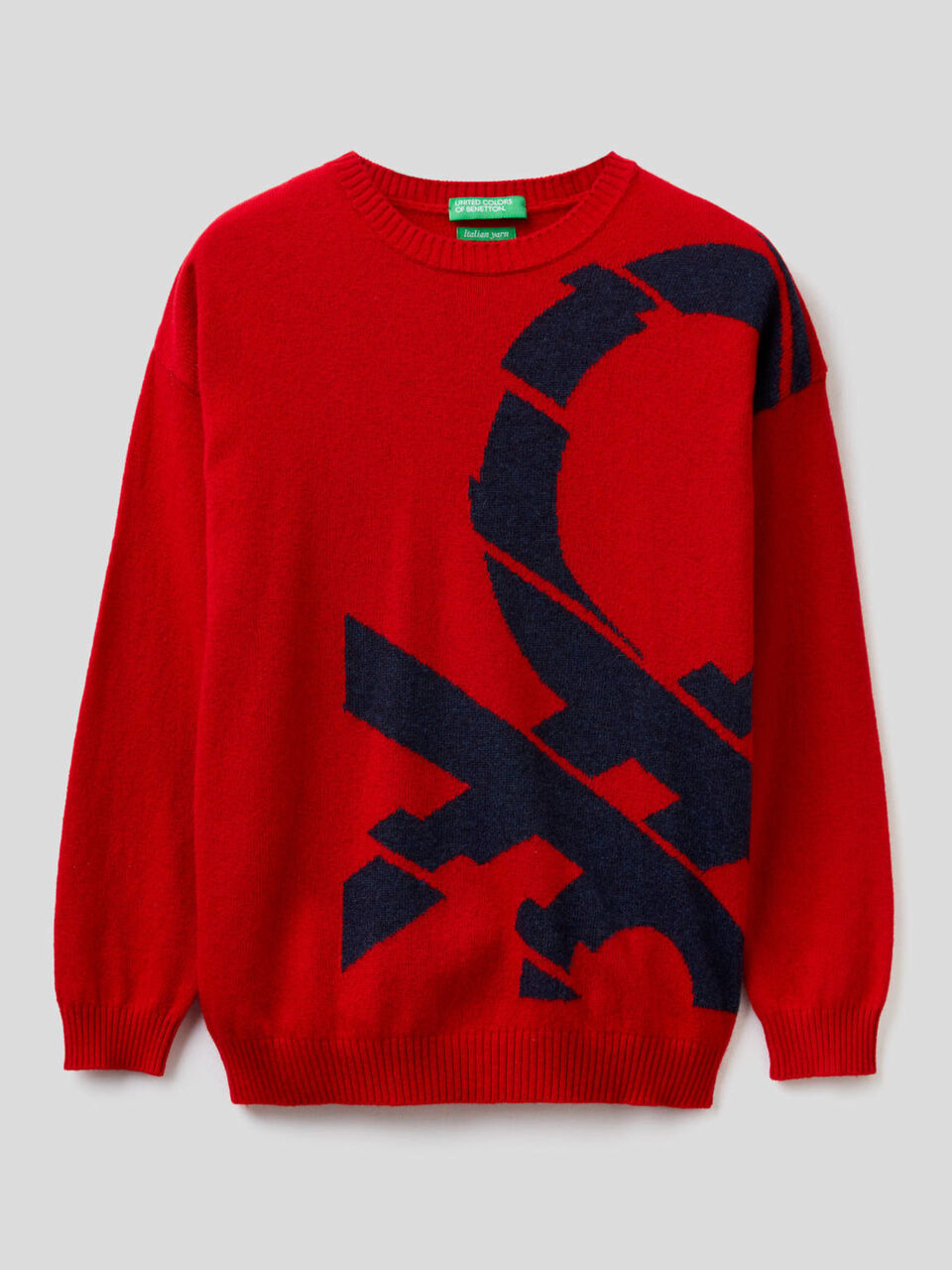 Pull avec logo en intarsia image number 1