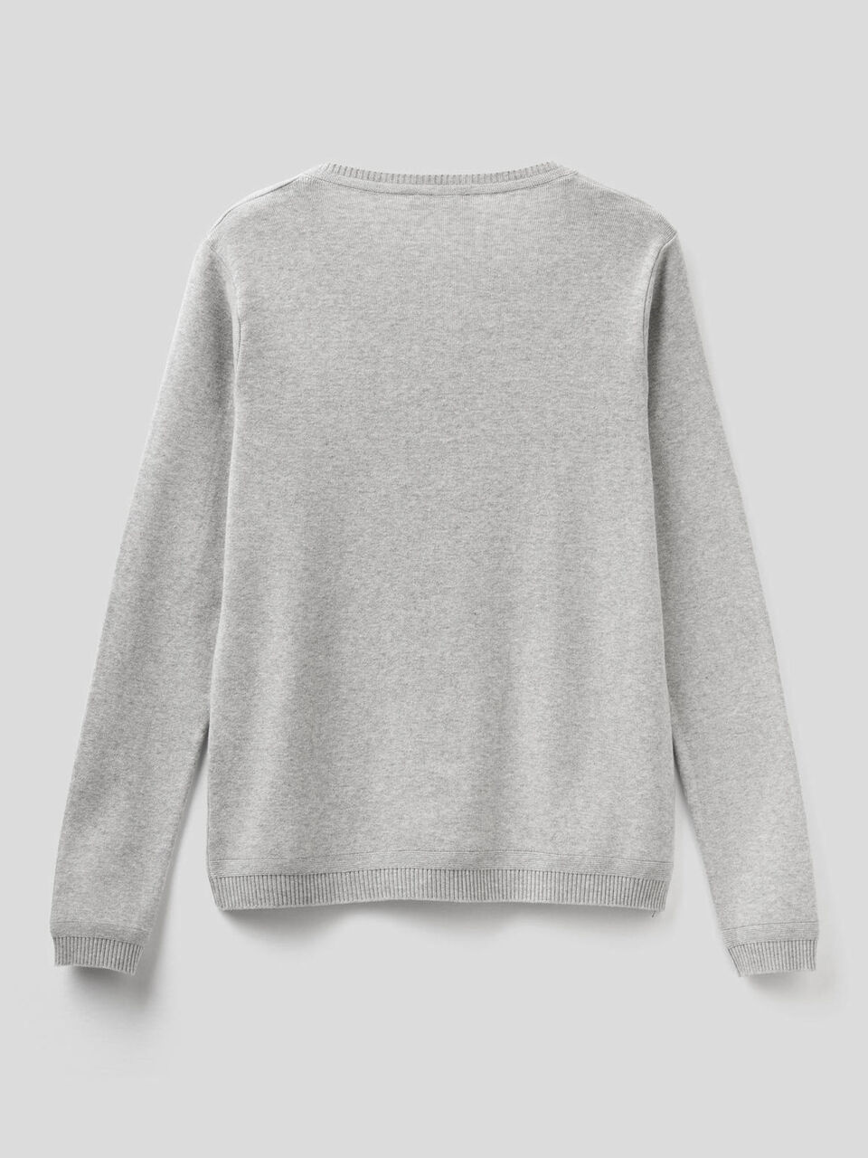 Cardigan girocollo in puro cotone image number 2