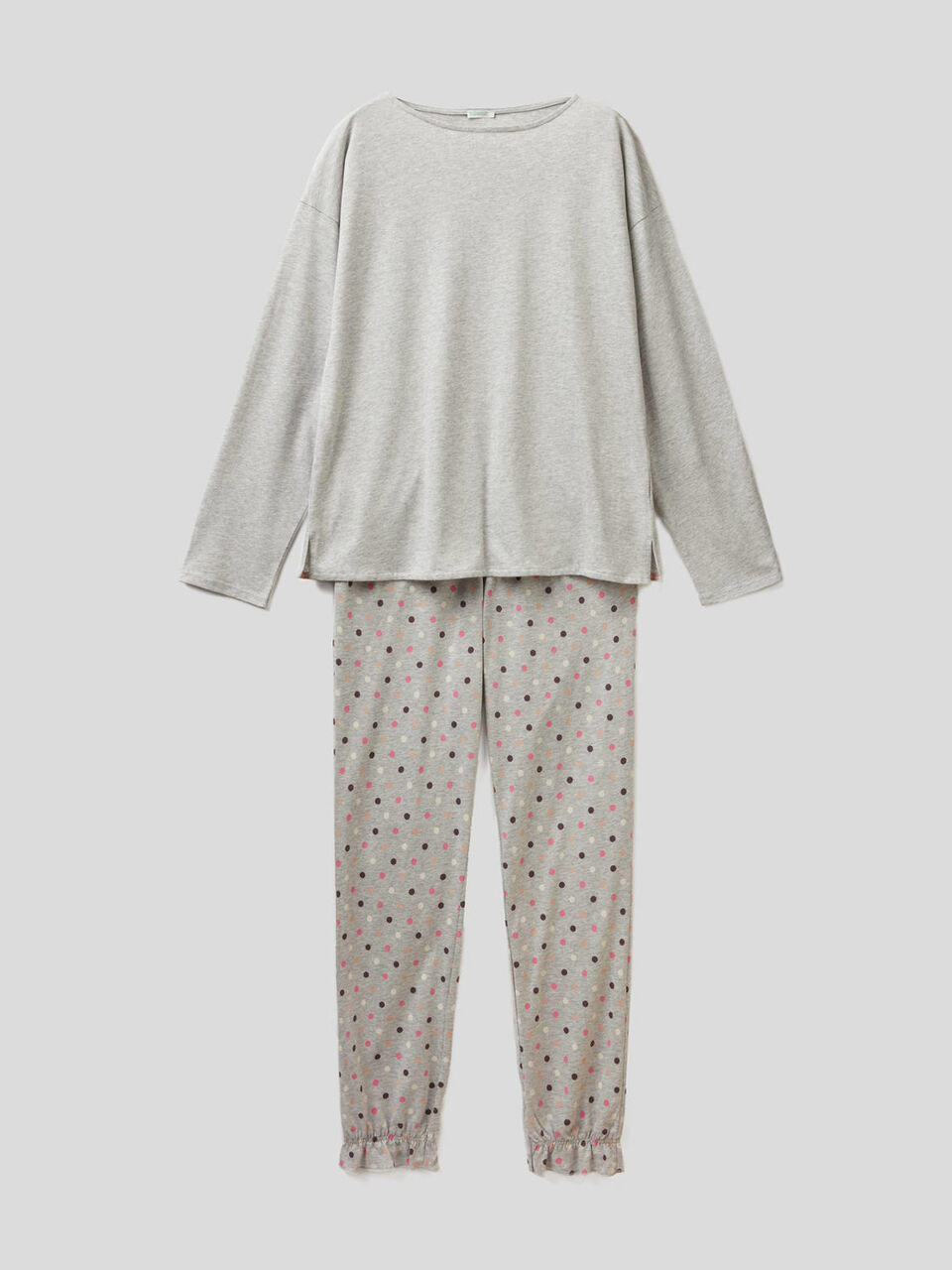 Pyjama ruché en mélange de coton image number 1