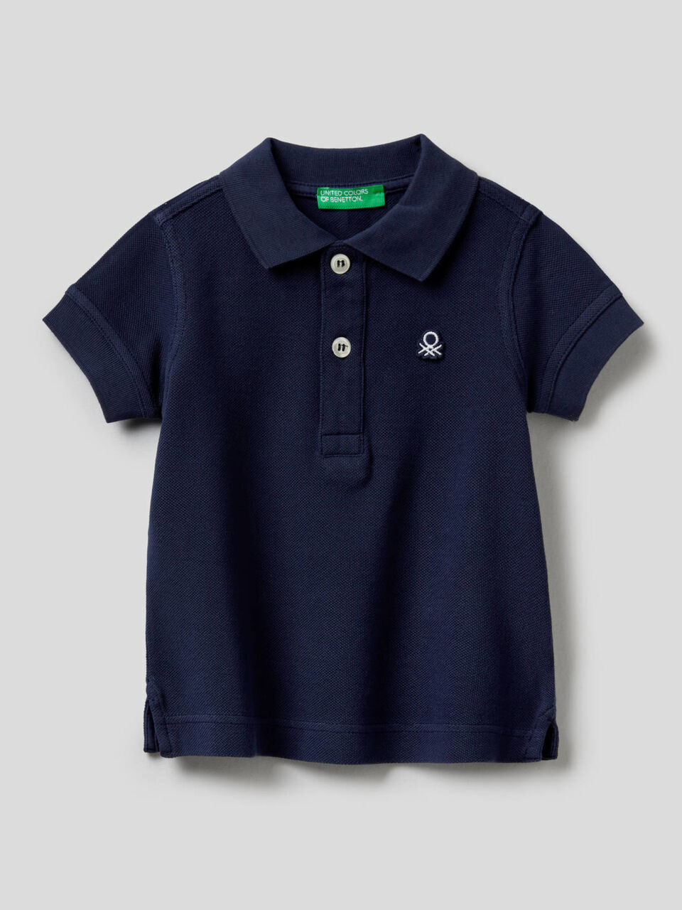 Polo in pure cotton pique image number null