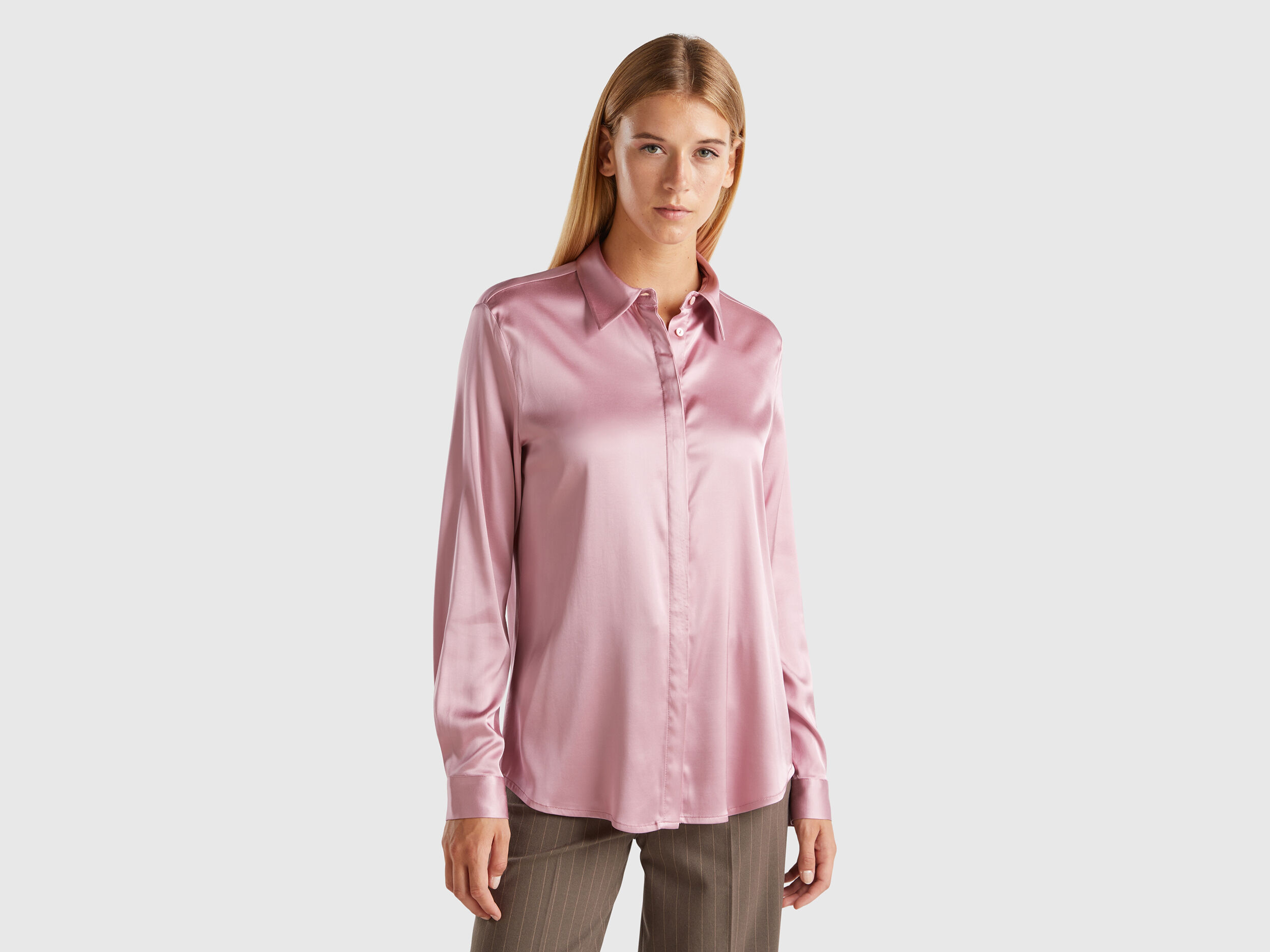 Chemisiers et Blouses Femme Nouvelle Collection 2024 Benetton