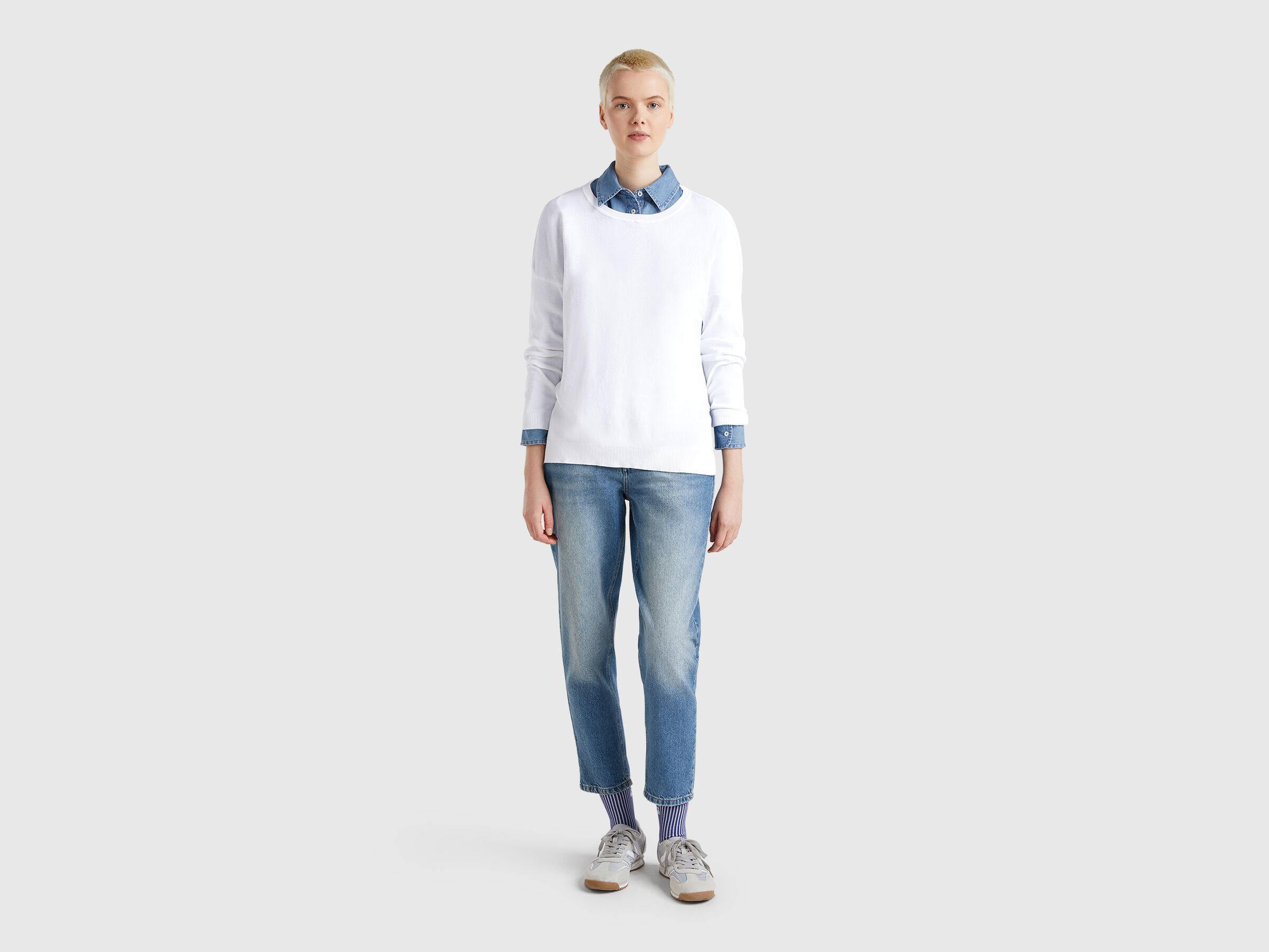 BOAT-NECK SWEAT.L/S Damen image number 2