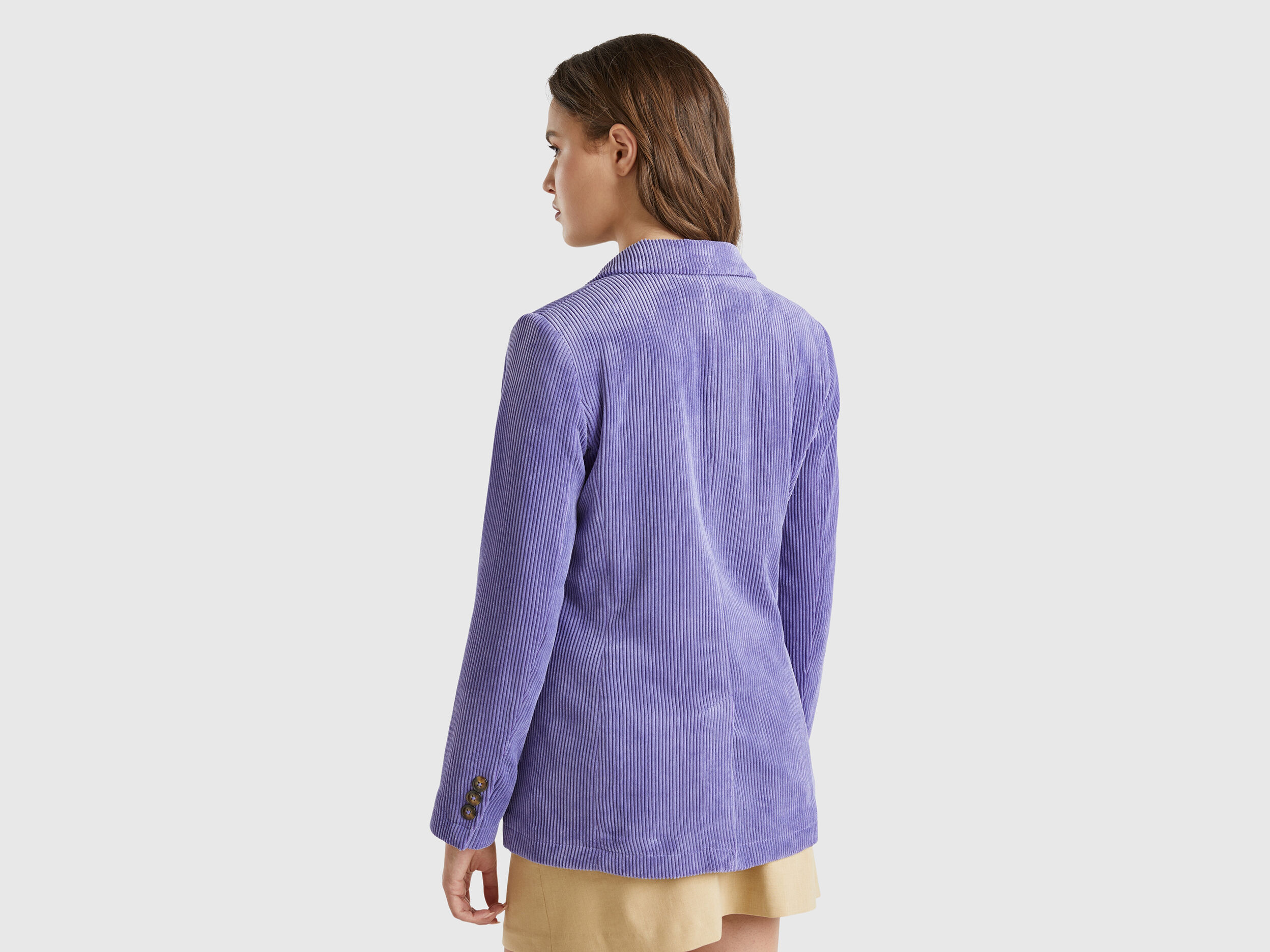 Purple corduroy blazer sale
