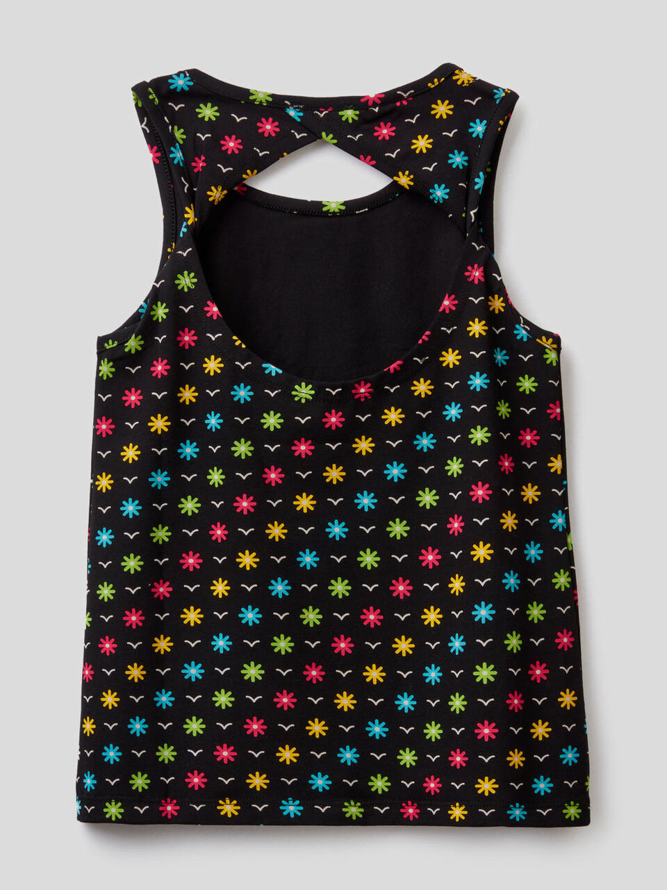 Top aus stretchiger Baumwolle mit Print image number 2