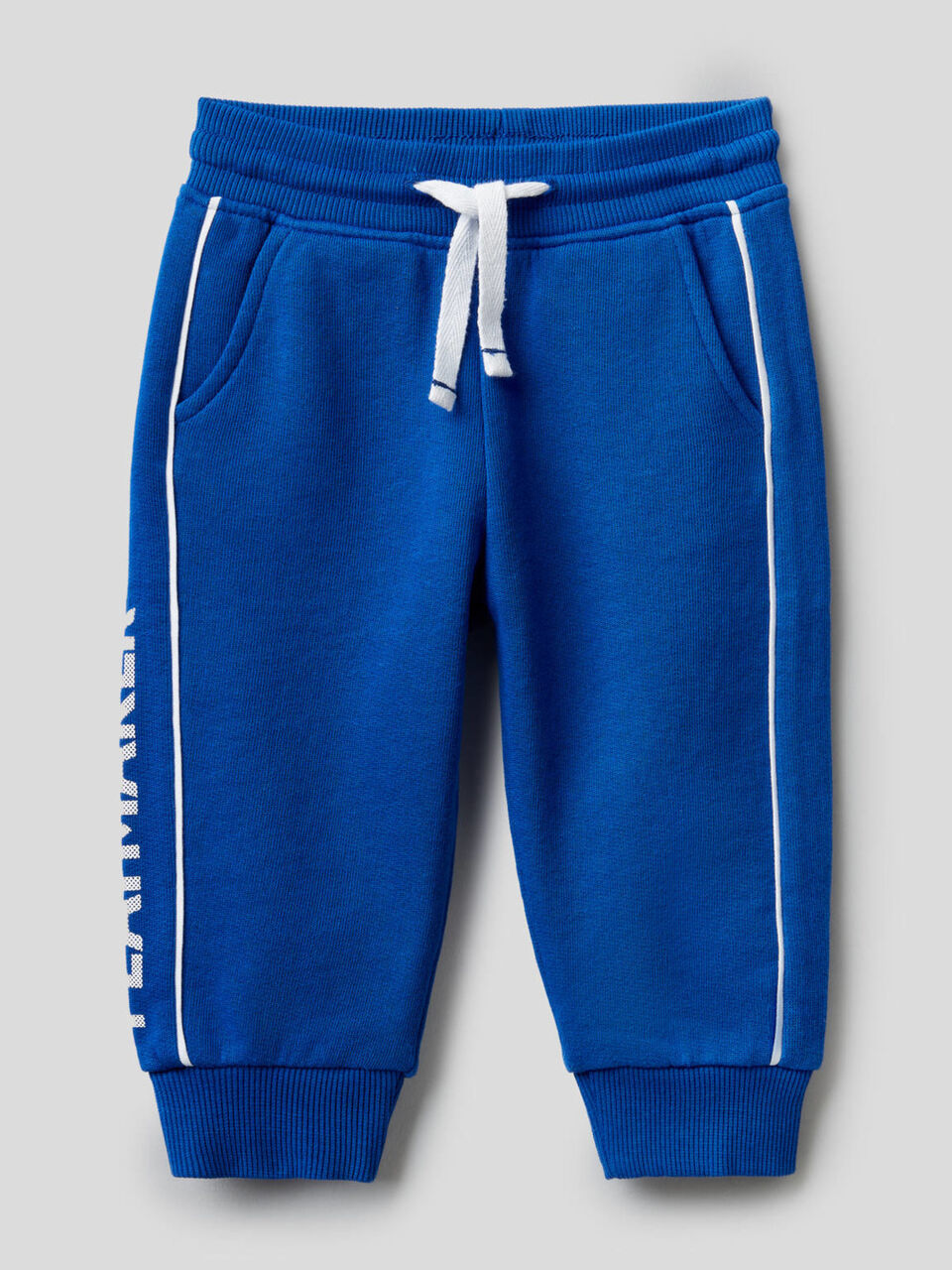 Pantalon en molleton 100% coton avec imprimé image number 1