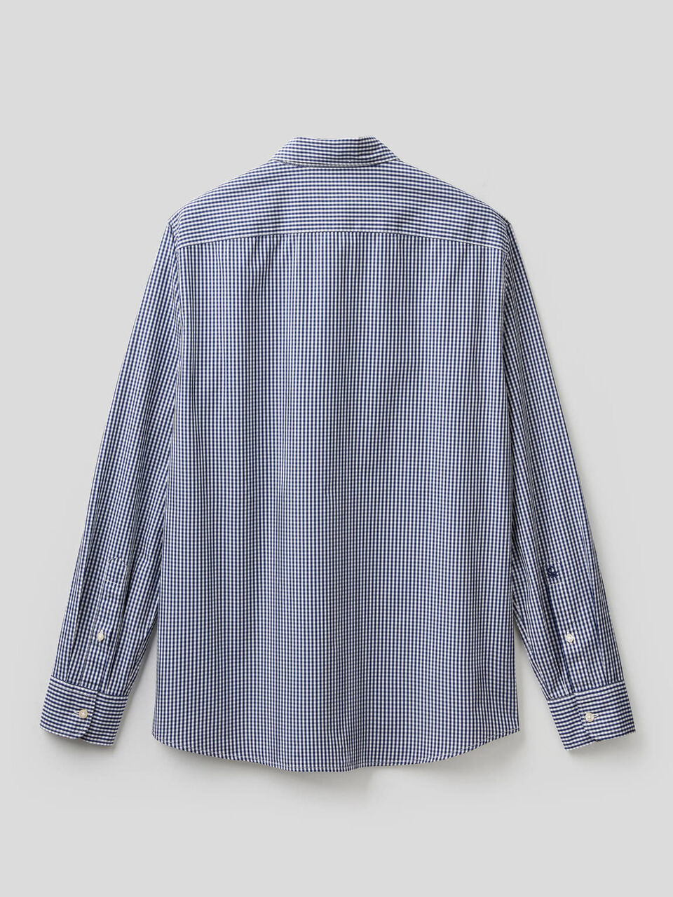 Camicia slim fit in cotone tinto filo image number 2