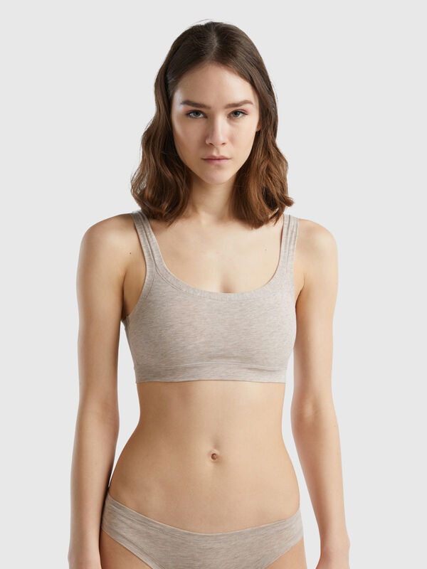 Super stretch organic cotton bra Women