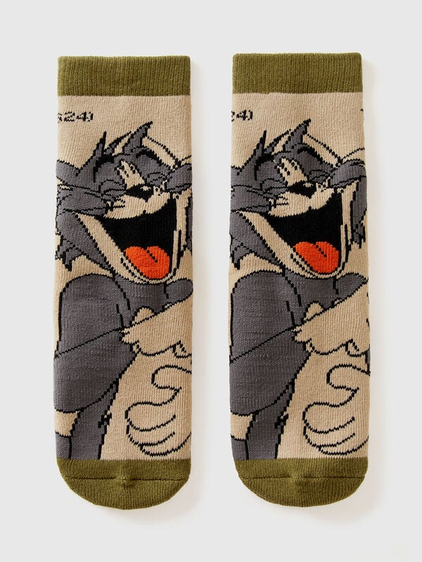 Chaussettes antidérapantes Tom & Jerry Garçon