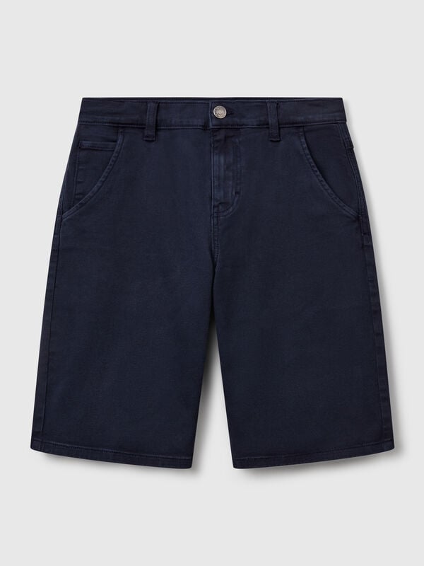 Bermuda coupe classique effet denim Garçon