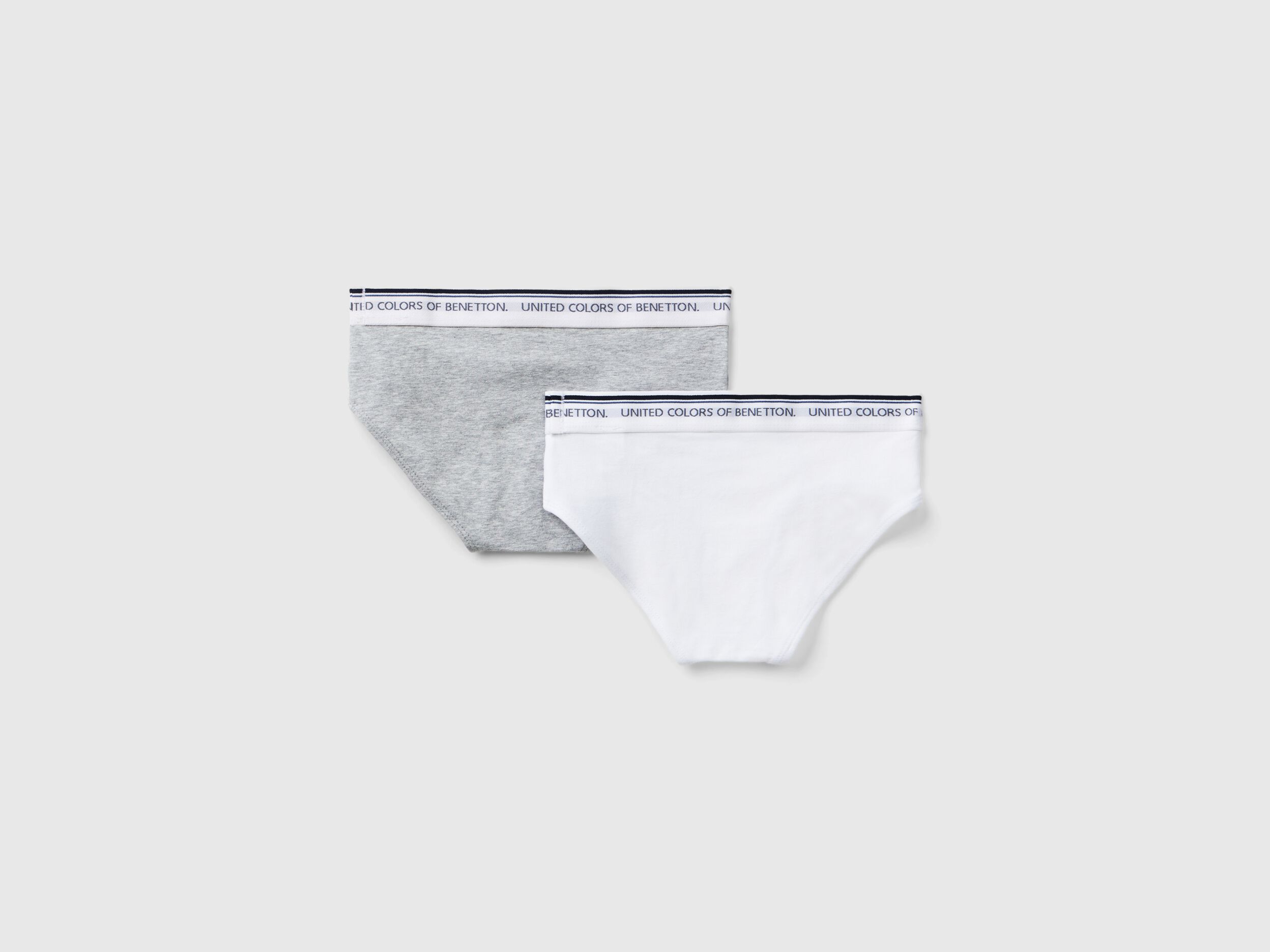 Due slip con elastico logato Multi color Benetton