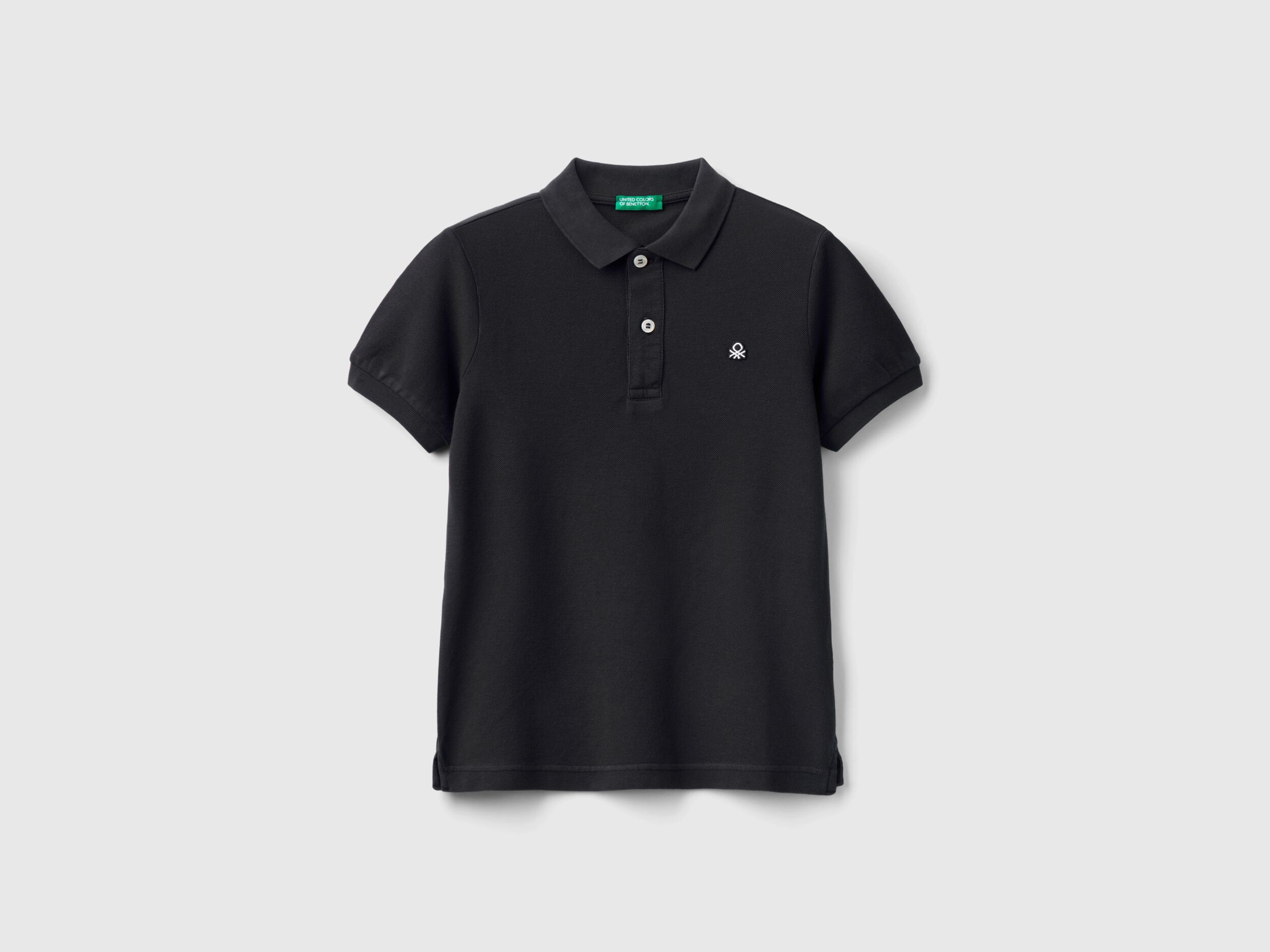 Polo bianca benetton outlet