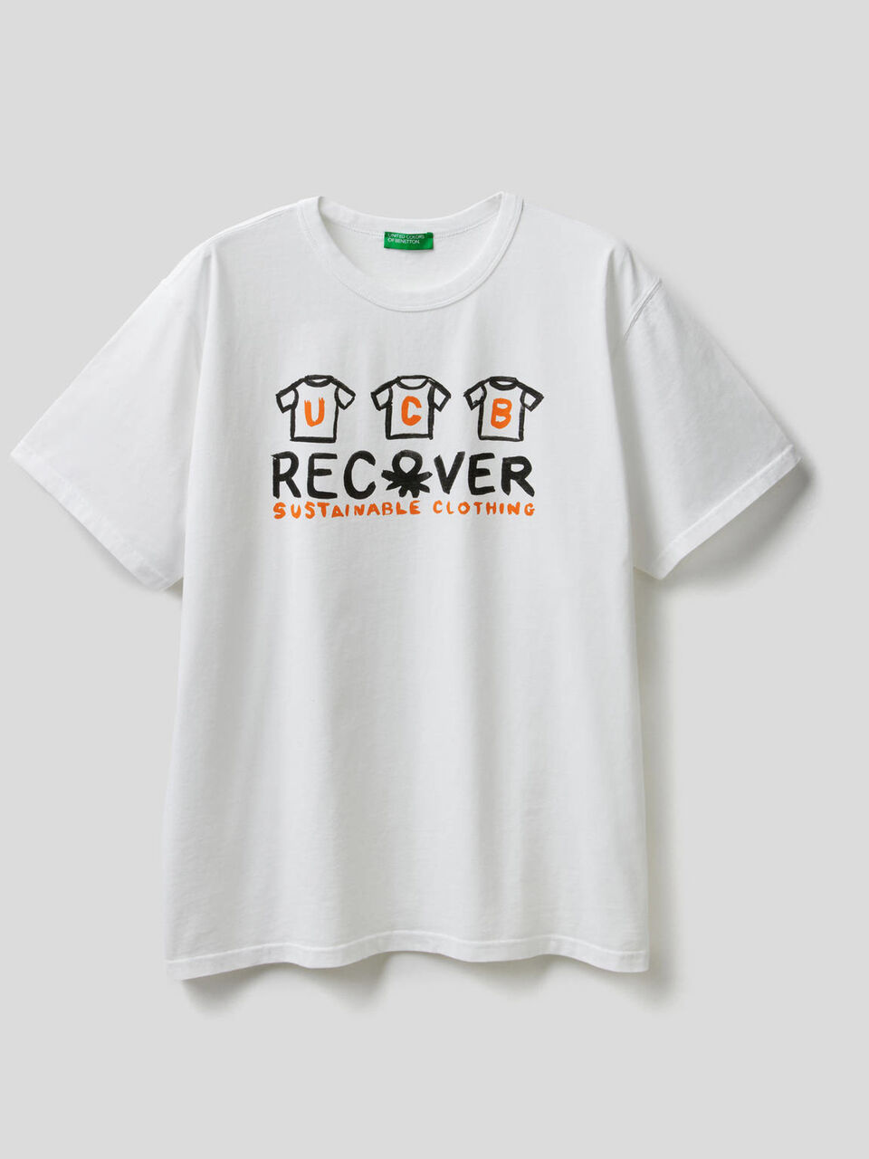 T-shirt 100% cotone biologico con stampa image number 1