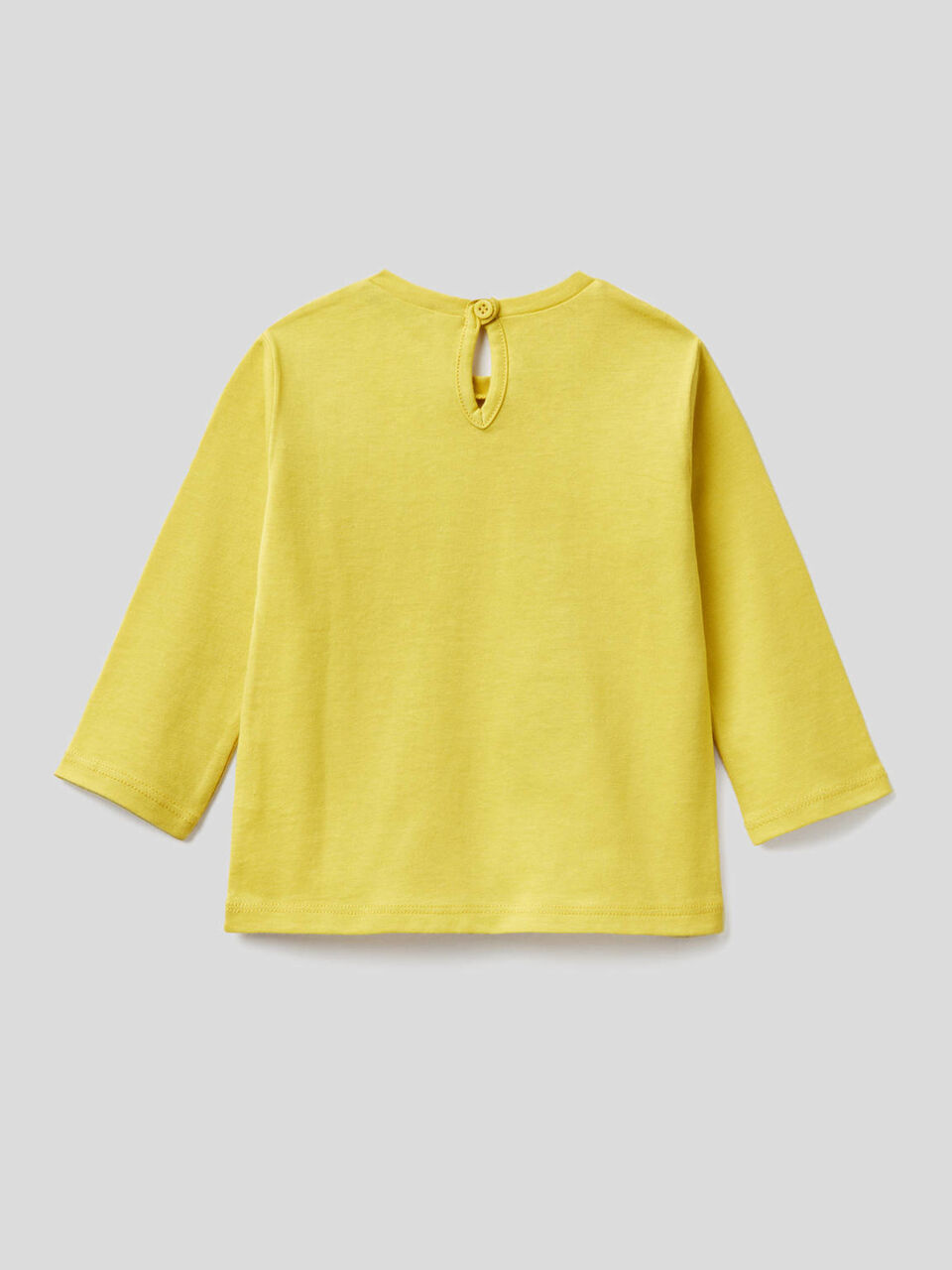 T-shirt manches longues en pur coton bio image number 2