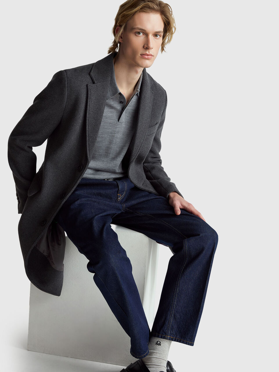 L/S POLO SHIRT Men image number null