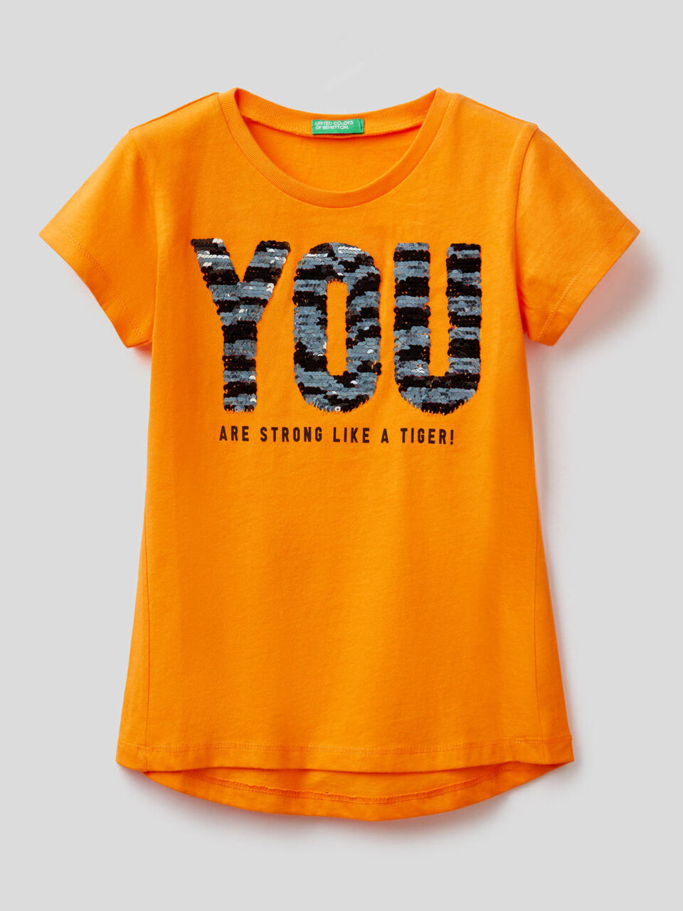 T-shirt en coton avec paillettes image number 2