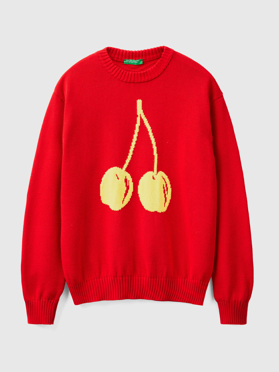 Sweater with fruit inlay image number 1