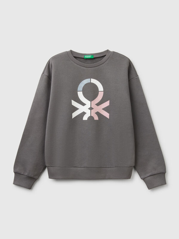 Sweat à imprimé pailleté Filles